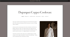 Desktop Screenshot of duparquet.com